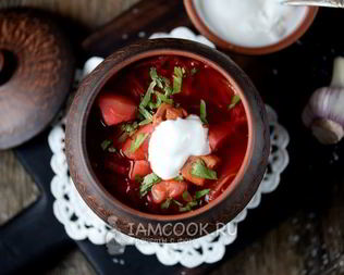 Классический Борщ с курицей