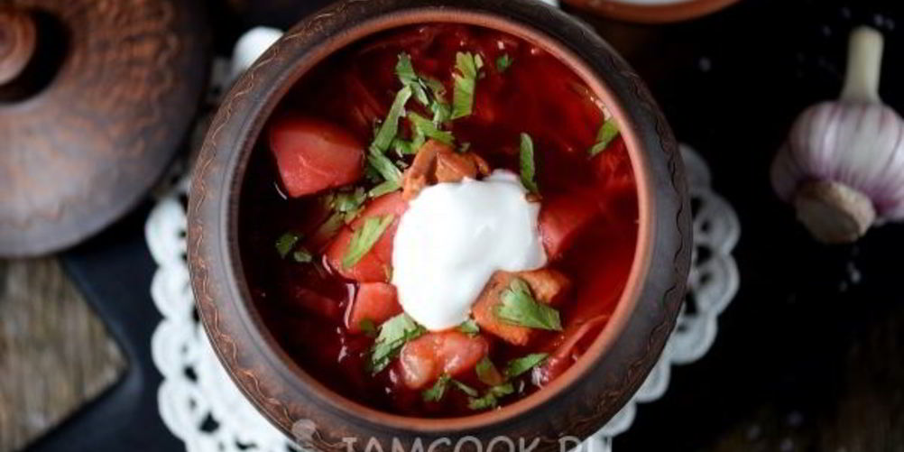 Рецепт классический борщ с курицей