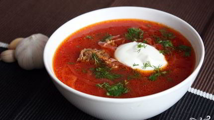 Красный борщ