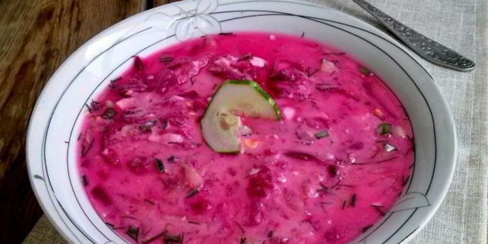 Рецепт литовский холодный борщ