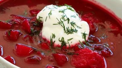 Настоящий украинский борщ с фасолью