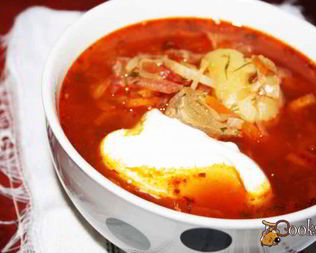 Наваристый борщ с индейкой