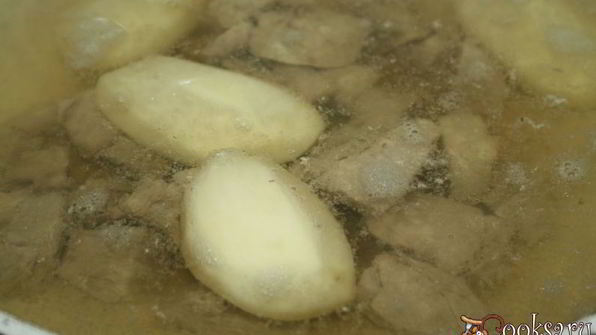 наваристый борщ с индейкой