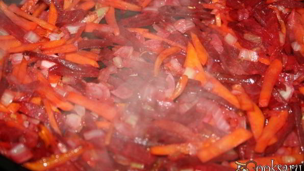 наваристый борщ с индейкой