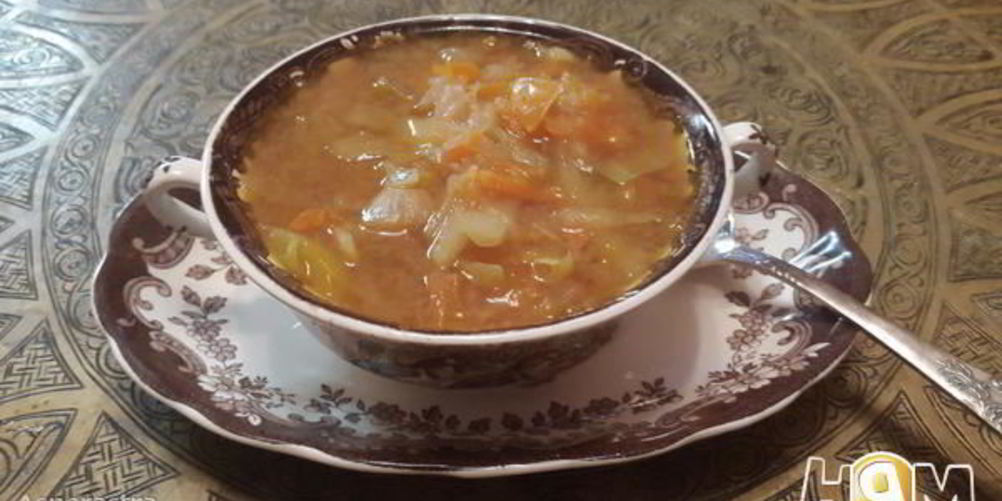 Рецепт осенний желтый борщ