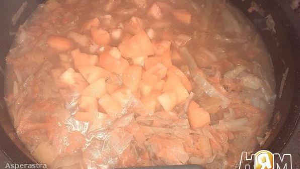 осенний желтый борщ