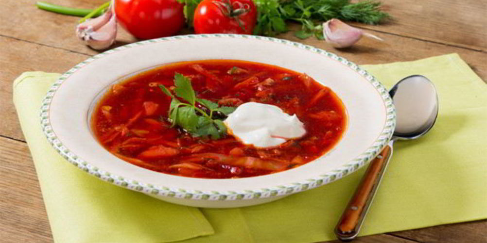 Рецепт овощной борщ