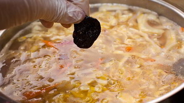 постный борщ с фасолью