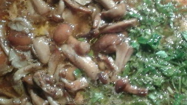 постный борщ с опятами