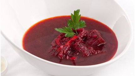 Постный борщ в мультиварке