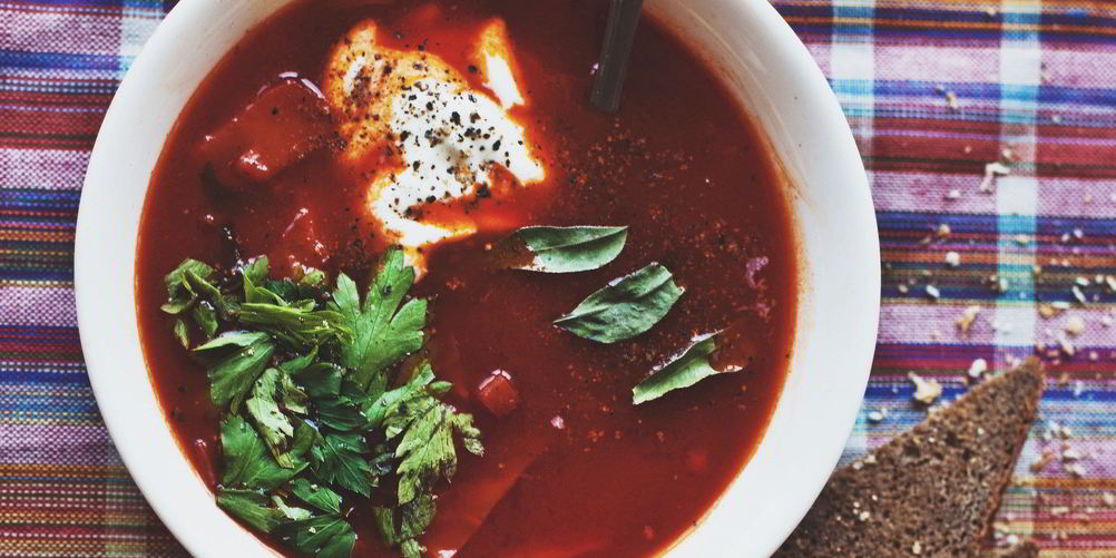 Рецепт постный борщ