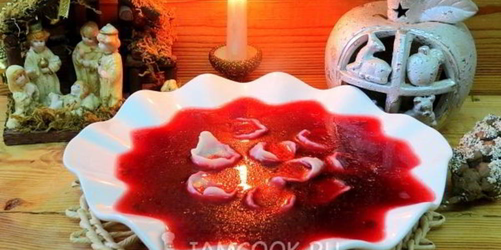 Рецепт старопольский борщ с ушками