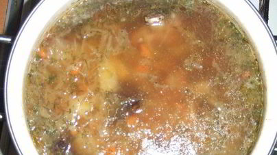 Украинский борщ из квашеной капусты