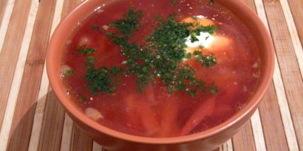 Рецепт украинский борщ