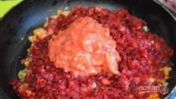 вегетарианский борщ с фасолью