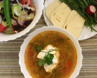 Весенний борщ