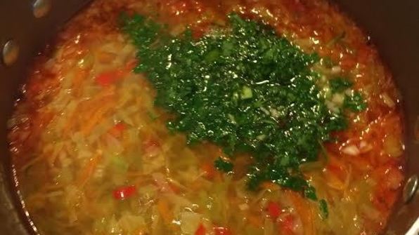 весенний борщ