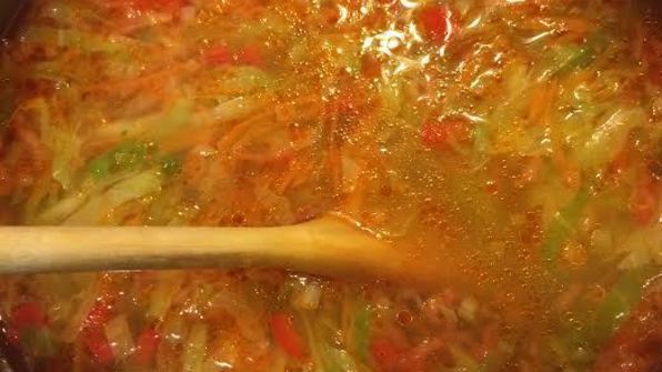 весенний борщ