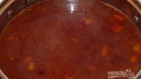 вкусный борщ с тушенкой