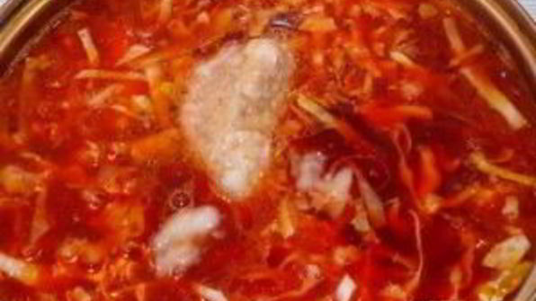 вкусный борщ с тушенкой