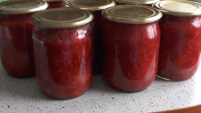 Заправка для борща на зиму с капустой