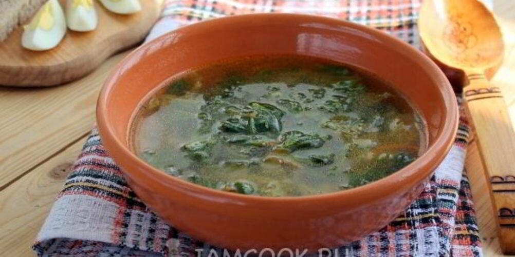 Рецепт зеленый борщ с крапивой