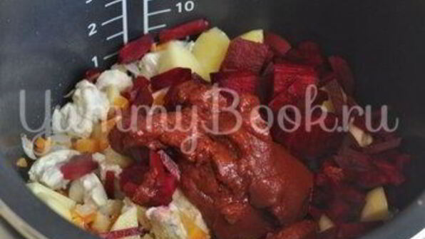 зеленый борщ в мультиварке