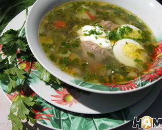 Зеленый борщ