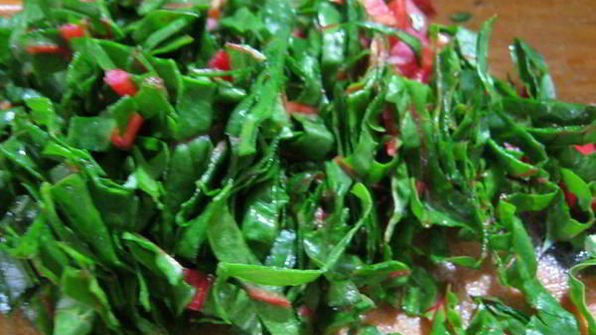 зеленый борщ