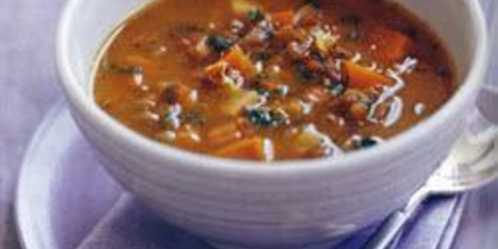 Рецепт чечевичный суп с беконом и брюквой