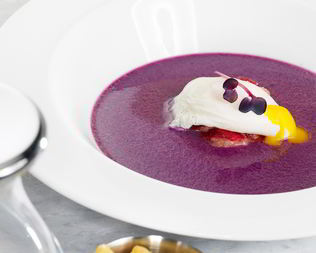 Суп с копченостями