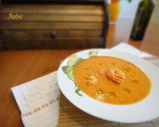 Суп с креветками