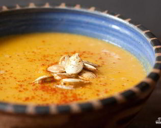 Диетический суп из тыквы