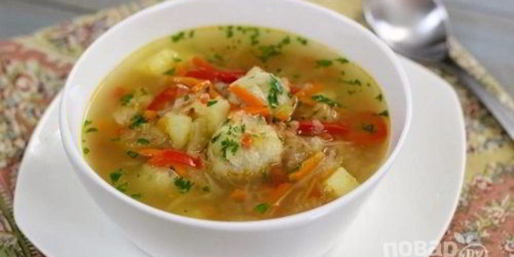 Рецепт фрикадельки из фарша в суп