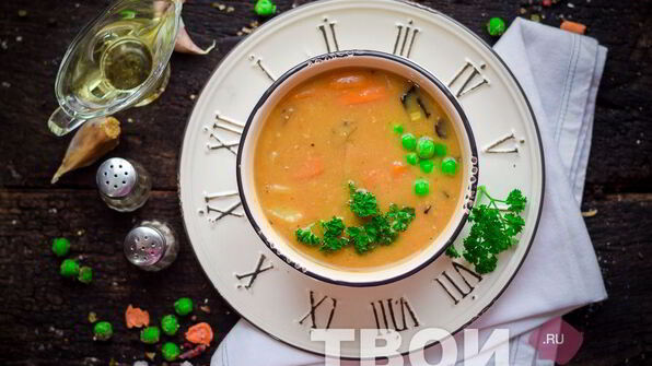 постный гороховый суп