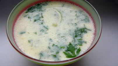 Греческий суп авголемоно