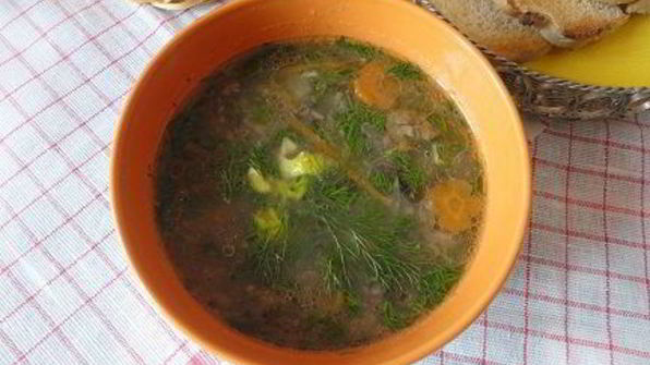 грибной суп с фенхелем