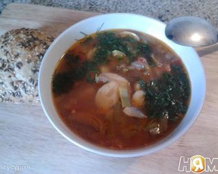 Грибной суп с паприкой