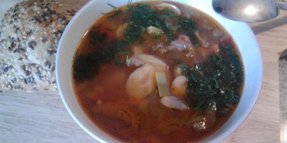 Рецепт грибной суп с паприкой