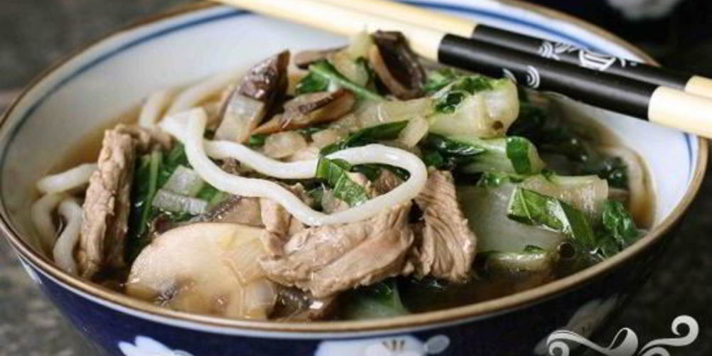 Рецепт китайский суп из говядины с лапшой