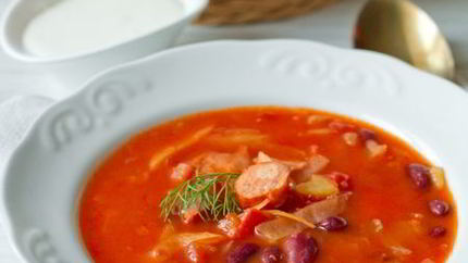 Колбасный суп