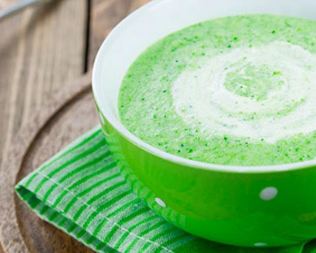 Крем-суп из брокколи со сливками