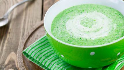 Крем-суп из брокколи со сливками