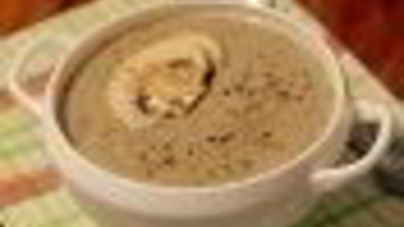 Крем-суп из шампиньонов и белых грибов