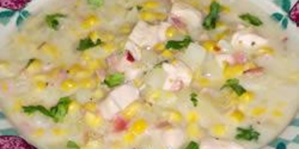 Рецепт куриный крем-суп с кукурузой