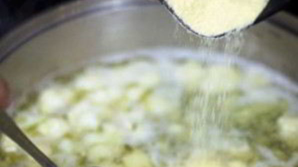 куриный суп с цветной капустой