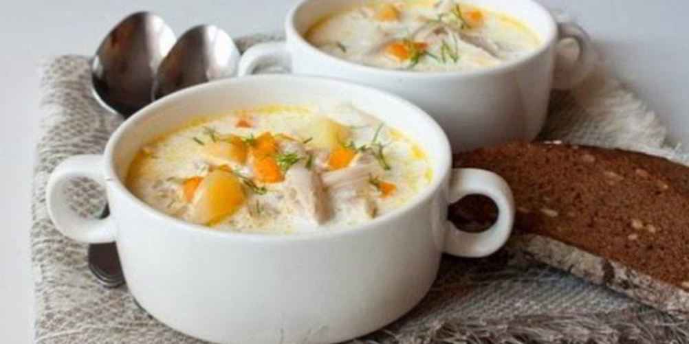Рецепт куриный суп со сливками