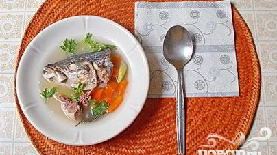 Легкий суп из желтохвоста