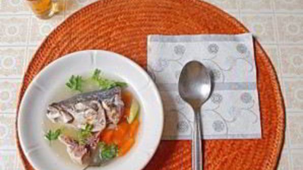 легкий суп из желтохвоста