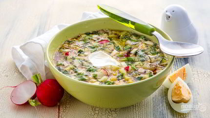 Окрошка на квасе